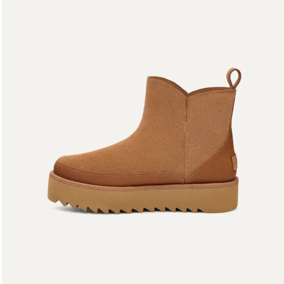 NIB UGGS AUSTRAILA UGG ALINA MINI PLATFORM BOOTS SIZE 8 CHESTNUT - Picture 11 of 12